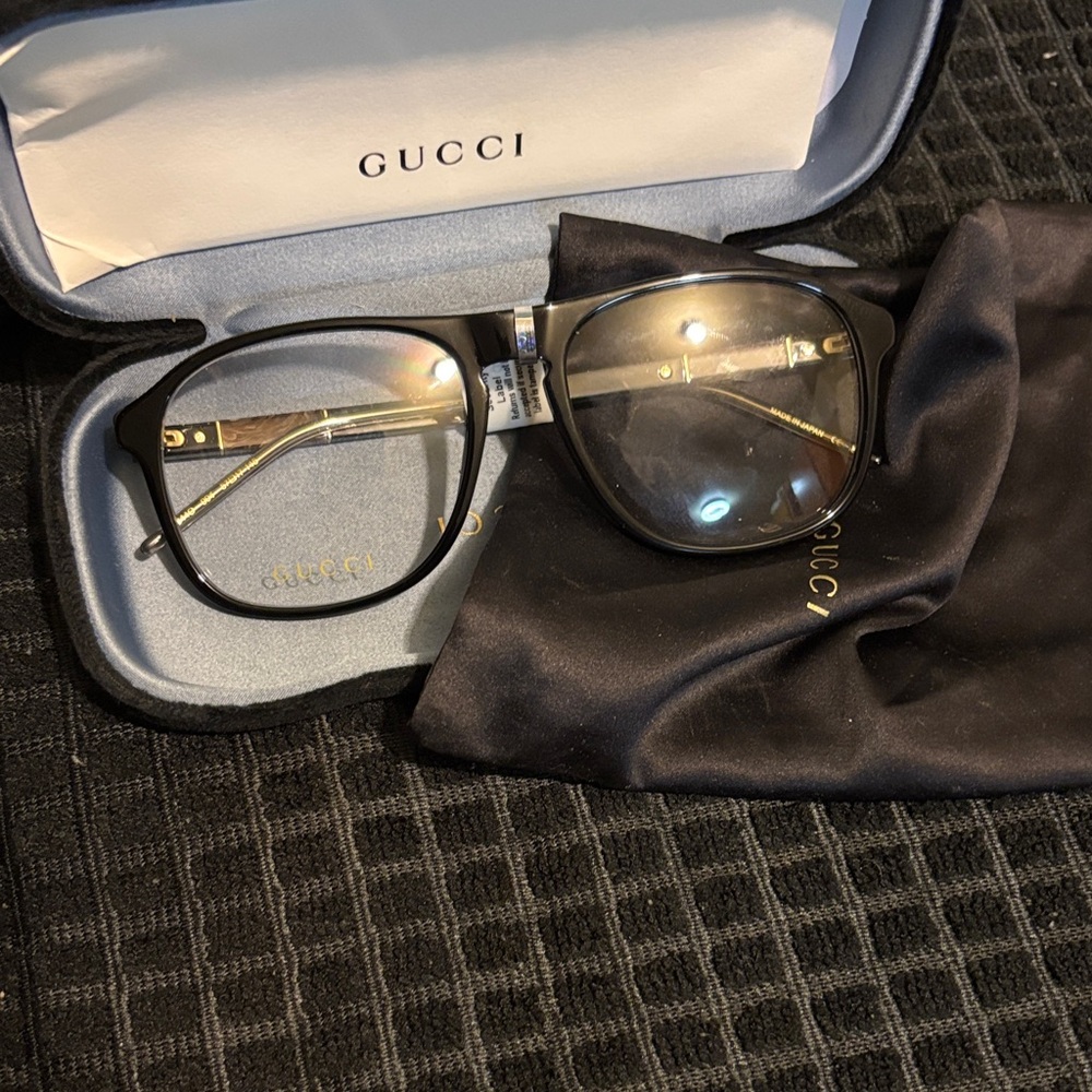 Gucci  Black Frame Glasses